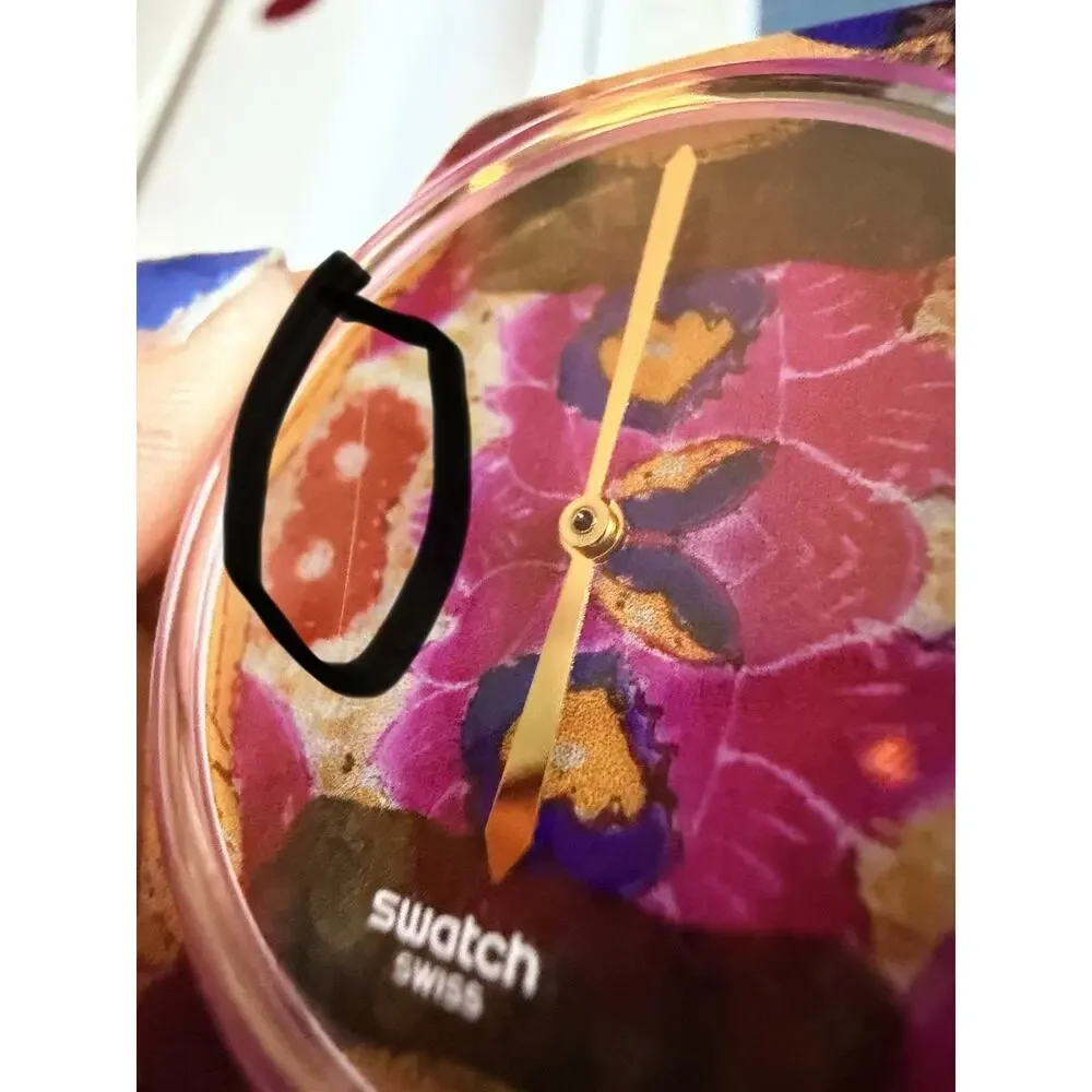 RARE RETIRED Swatch X Centre Pompidou The Frame By Frida Kahlo Watch